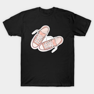 Lovely Sneakers Illustration T-Shirt